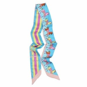 Horse Print Bag Scarf or Luxury Head Scarf